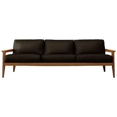 Case Stanley Large Leather Sofa Dark Tan Case Stanley Large Leather Sofa Dark Tan